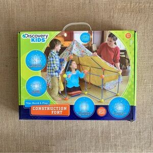 DISCOVERY KIDS Construction Fort, Castle or Tunnel Build & Play Ages 5+